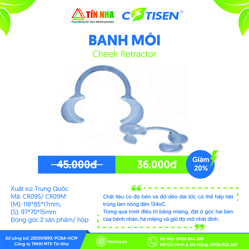 Banh Môi (Cheek Retractor)