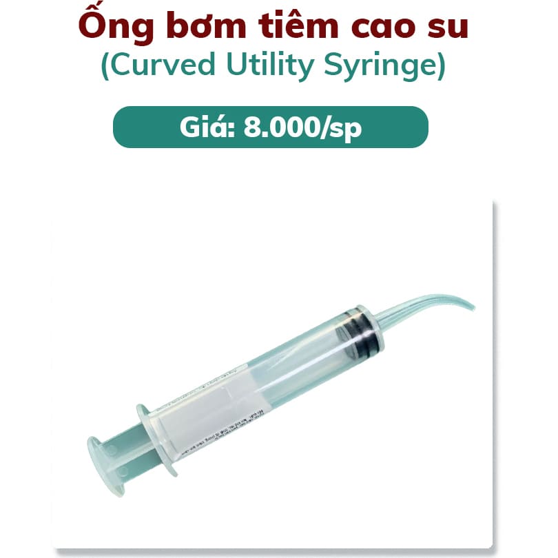 Ống Bơm Tiêm Cao Su (Curved Utility Syringe)