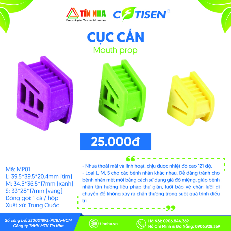Cục Cắn (Mouth Prop & Tongue set)
