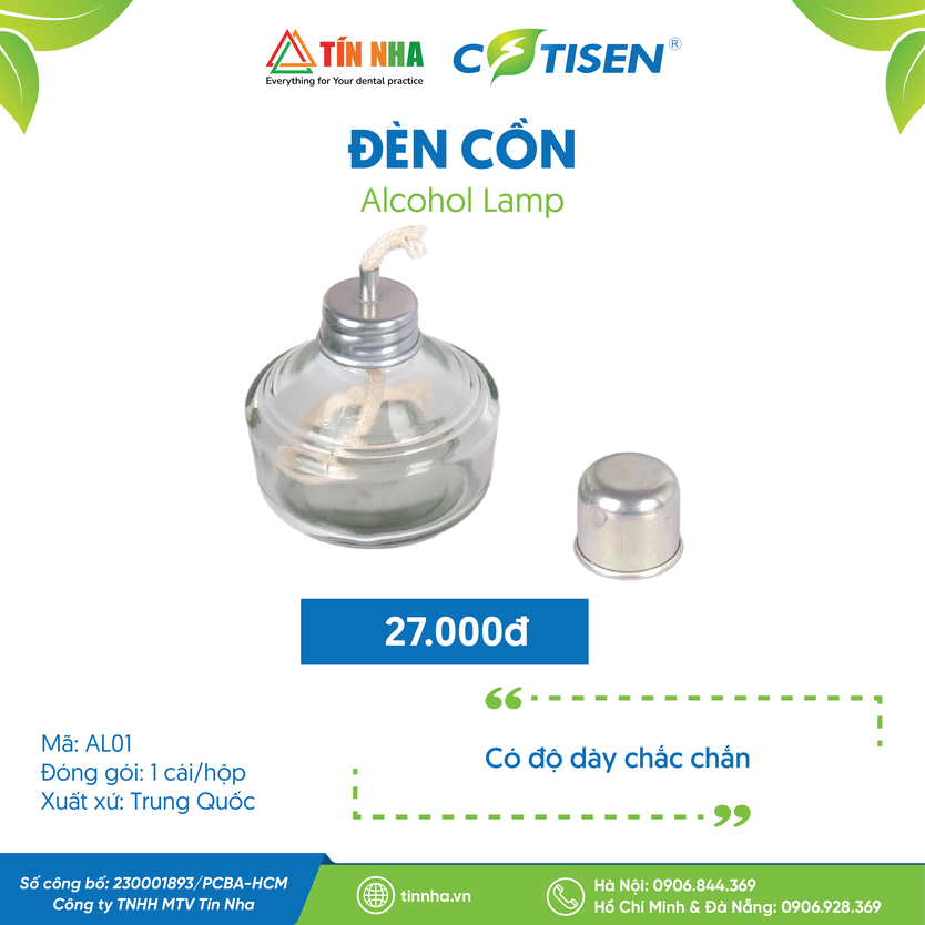 Đèn Cồn (Alcohol Lamp)