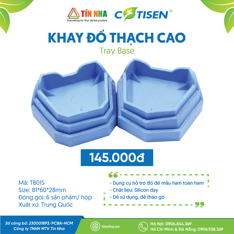Khay Thạch Cao (Tray base)