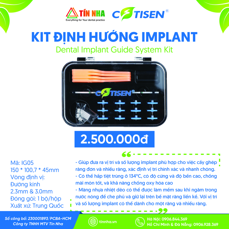 Bộ Kit Định Hướng Implant (Dental Implant Guide System kit)