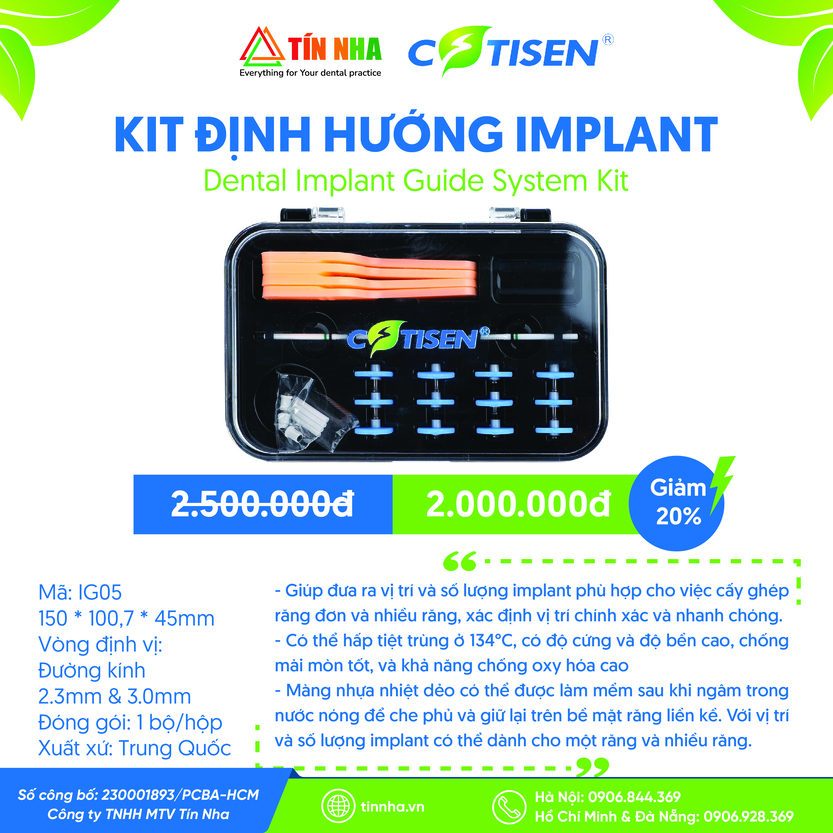 Bộ Kit Định Hướng Implant (Dental Implant Guide System kit)