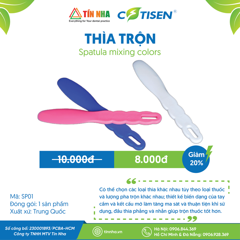 Thìa Trộn (Spatula Mixing Colors)