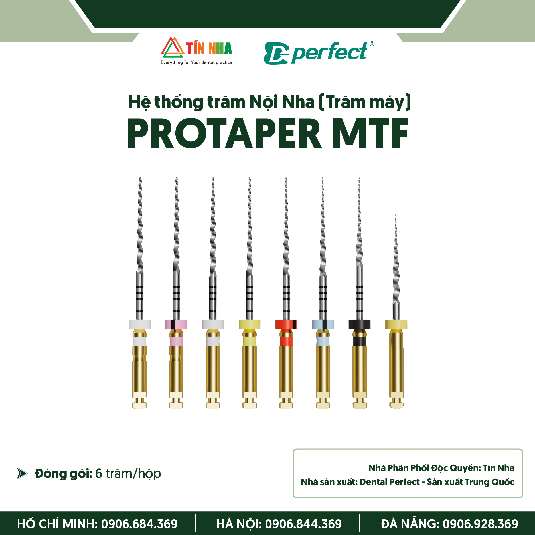 Trâm Máy Protaper MTF