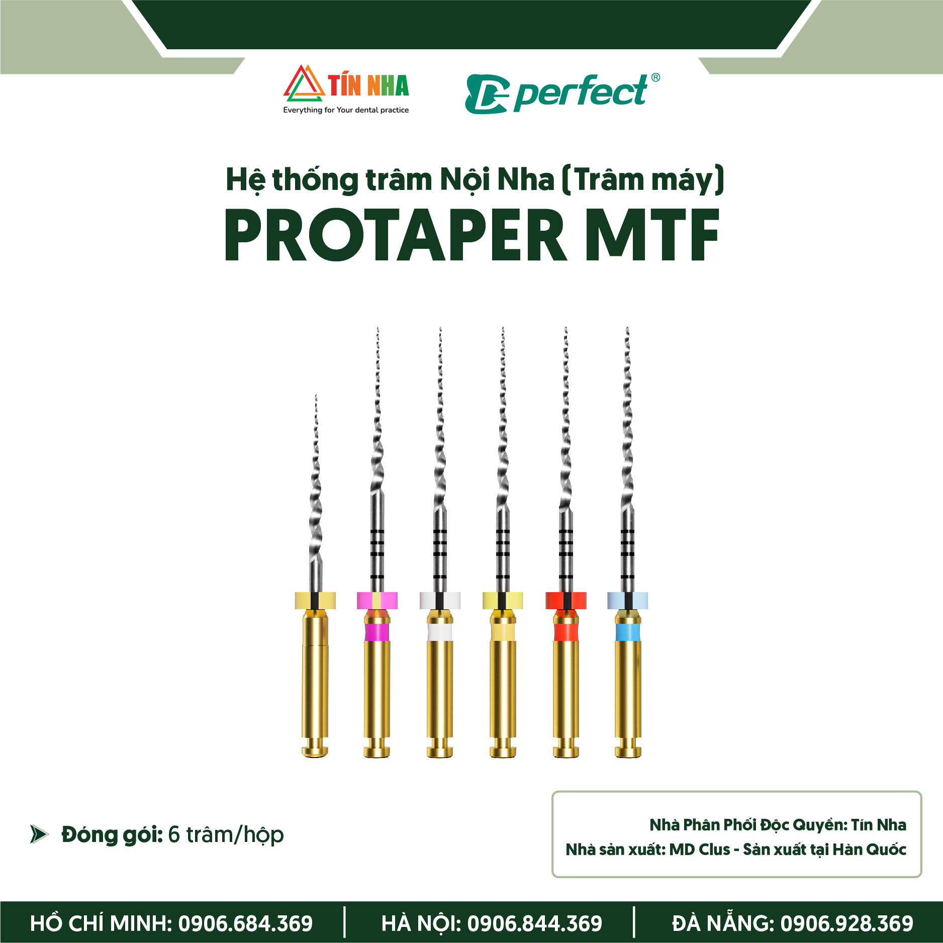 Trâm Máy Protaper MTF