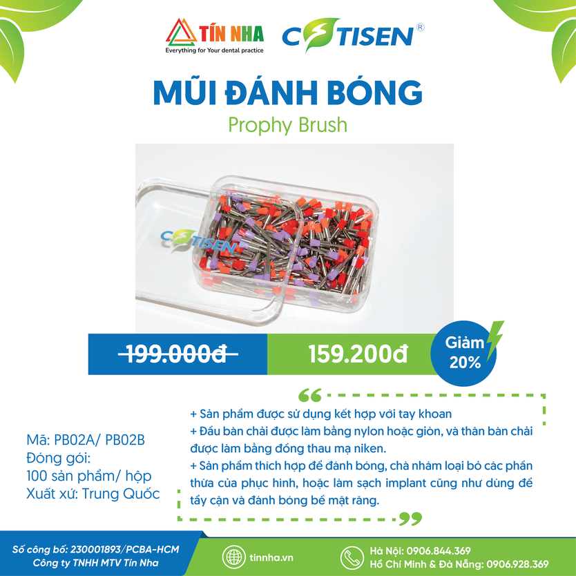 Mũi Đánh Bóng (Prophy Brush)