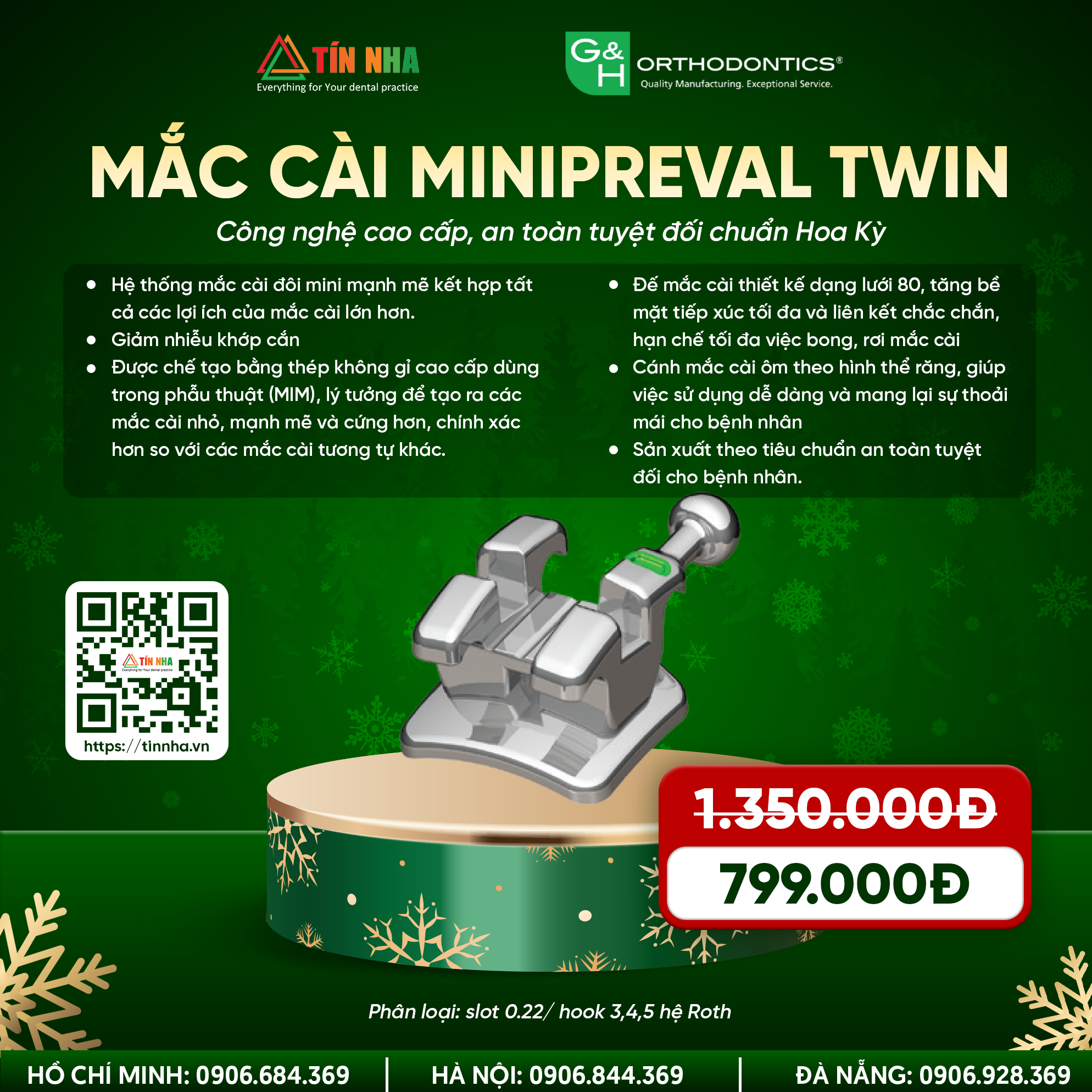 Mắc Cài MiniPreval Twin