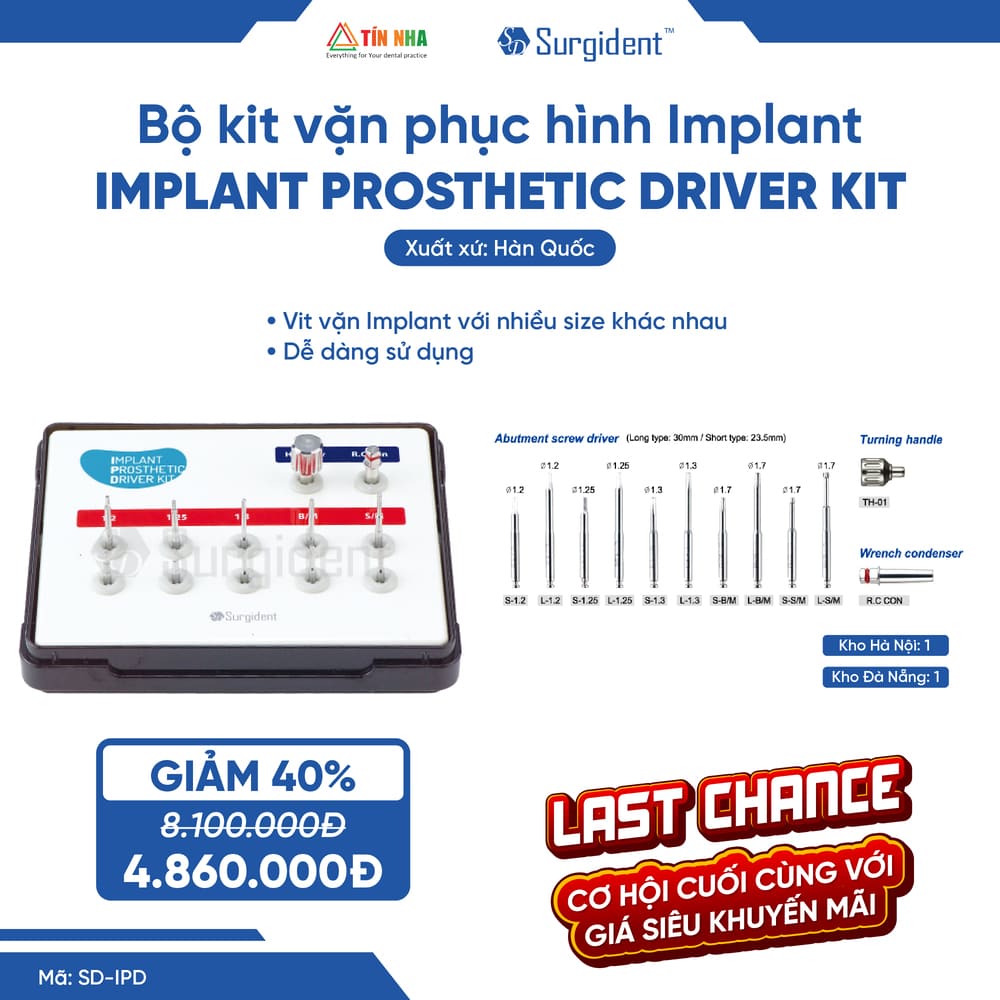 Implant Prosthetic Driver Kit