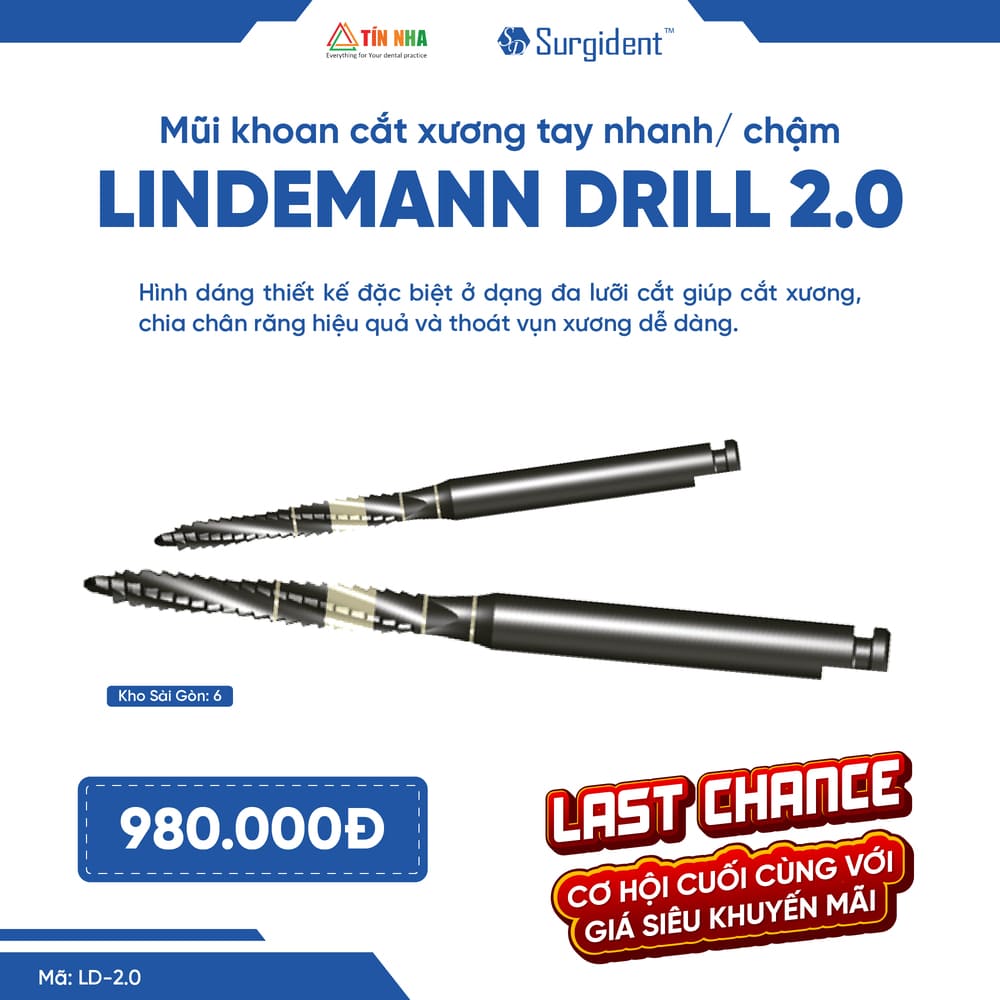 Mũi Lindemann Drill 2.0