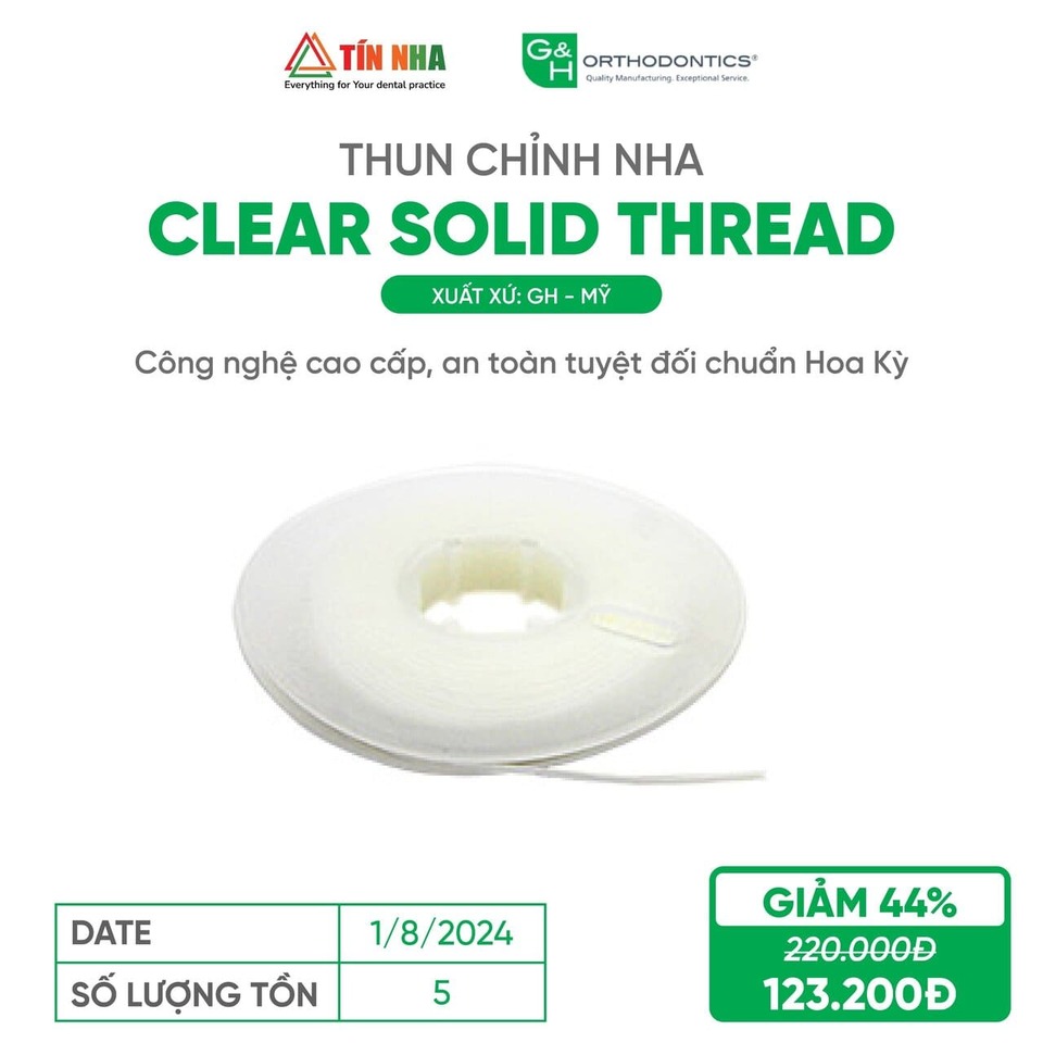 Thun Clear Solid Thread, 030