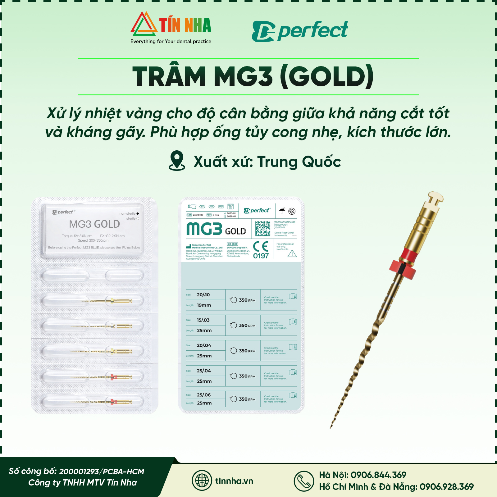 Trâm MG3 Gold