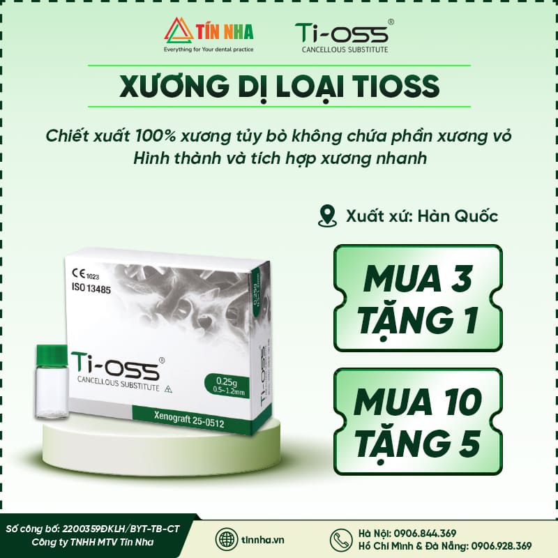 Xương dị loại Tioss