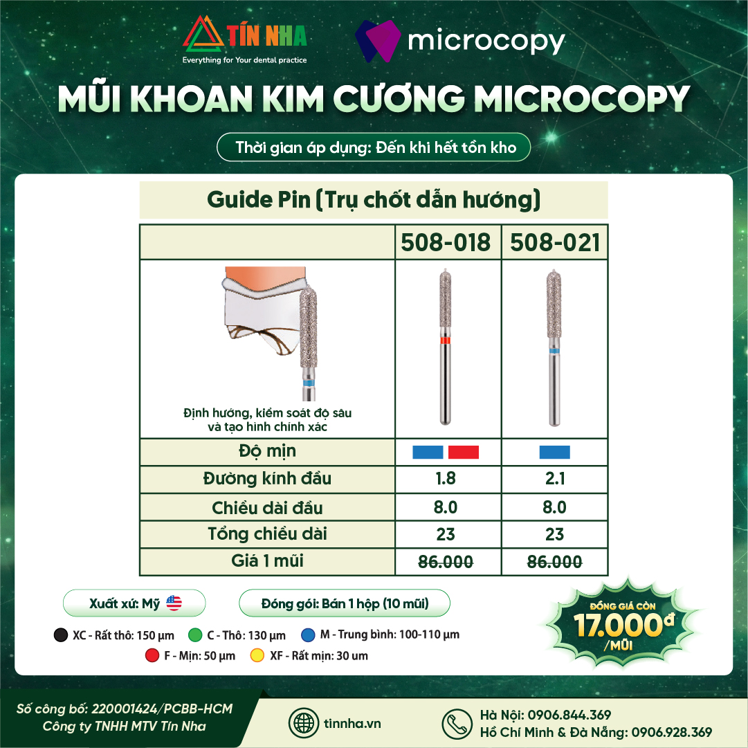 Mũi khoan Trụ chốt dẫn hướng