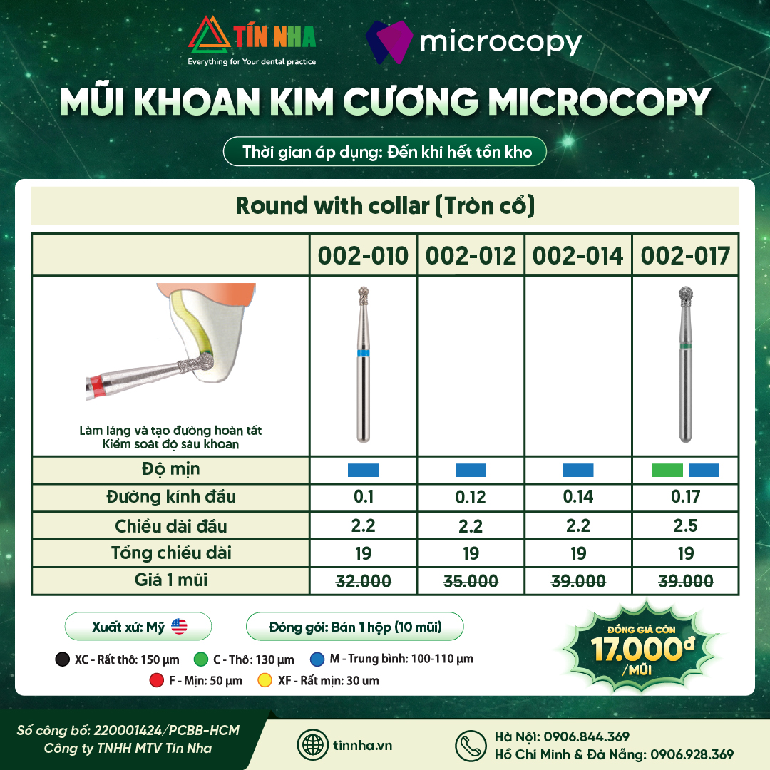 Mũi khoan Tròn cổ