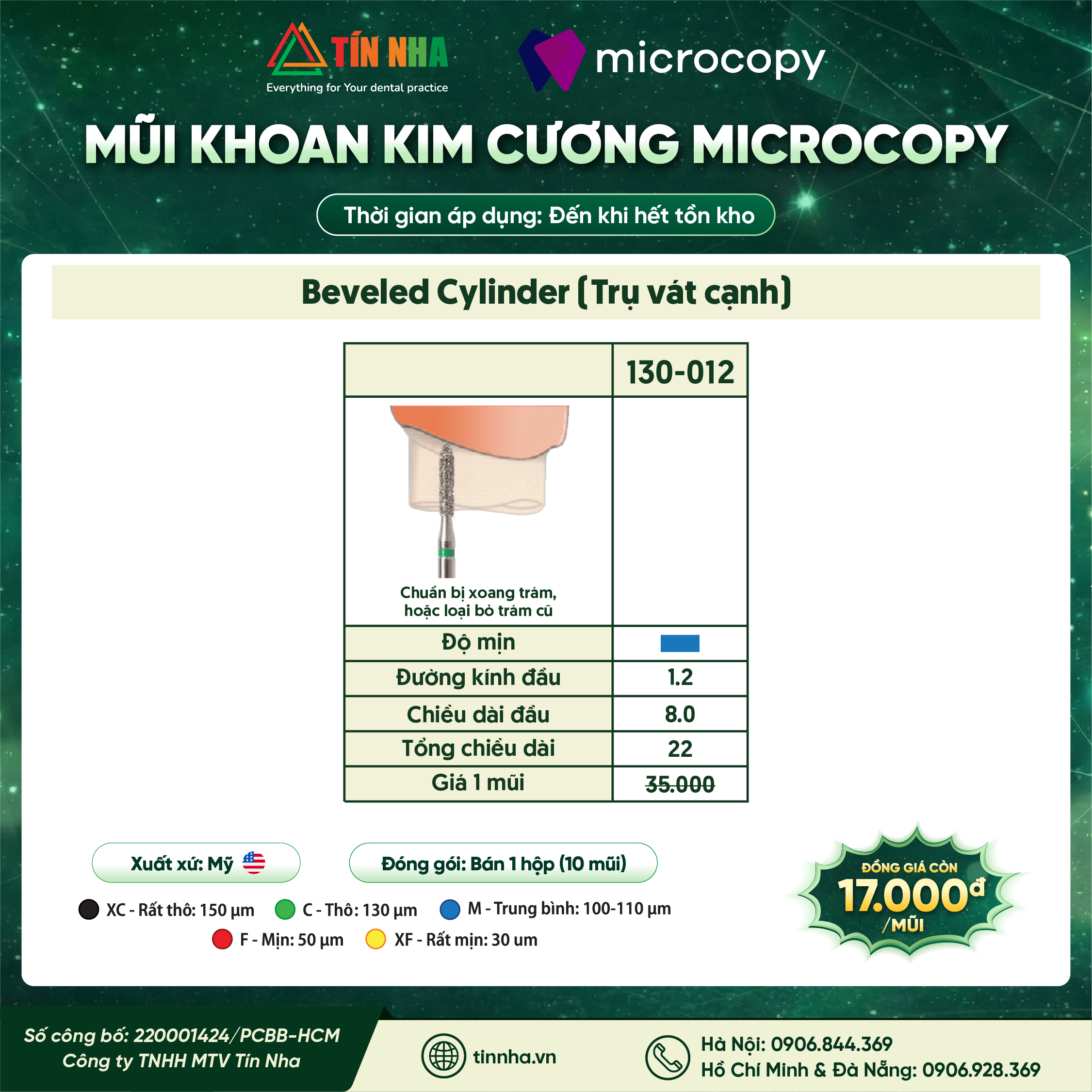 Mũi khoan Trụ vát cạnh