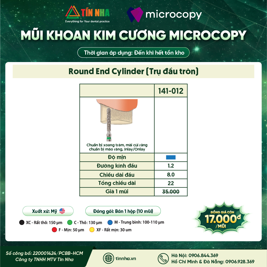 Mũi khoan Trụ đầu tròn