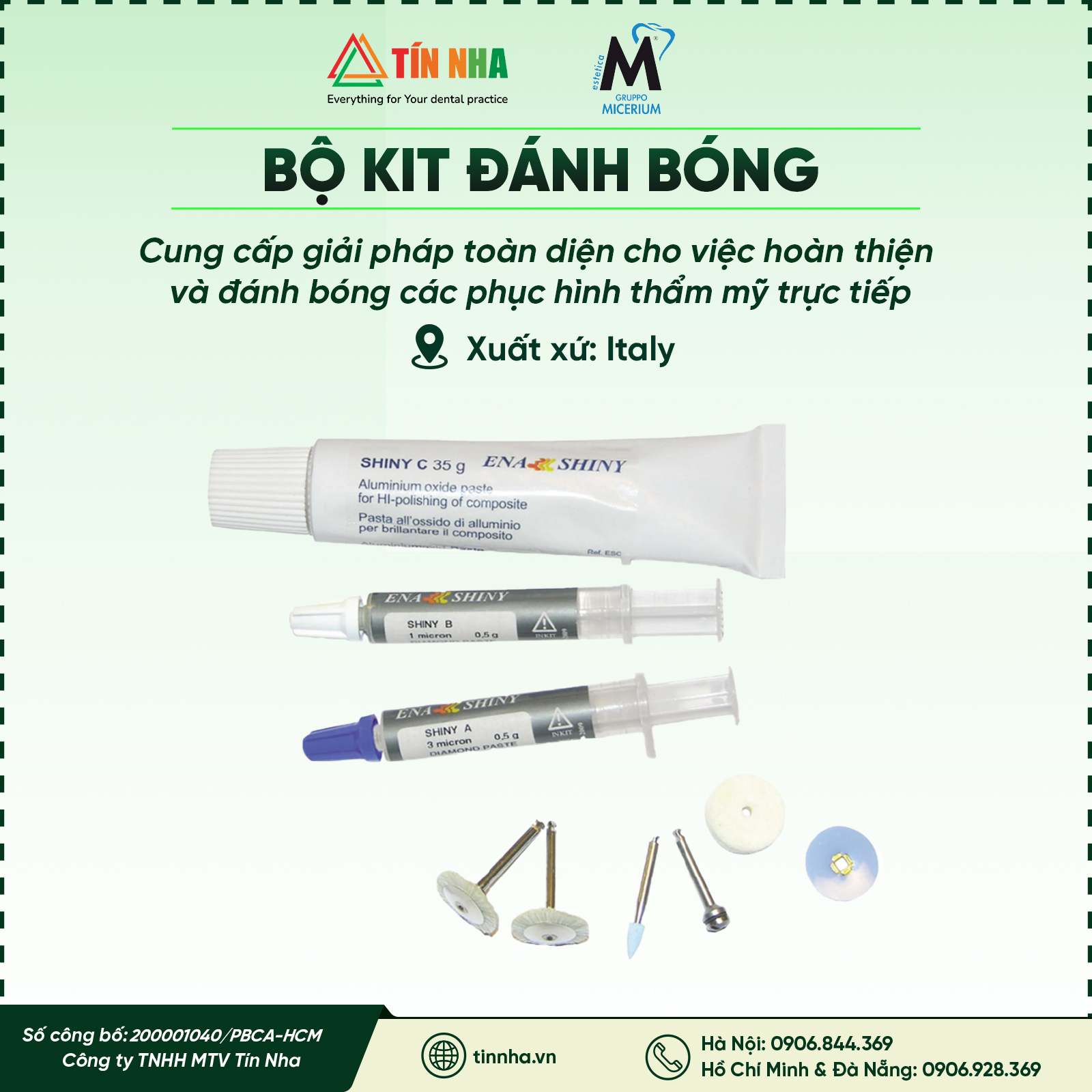 BỘ KIT ĐÁNH BÓNG