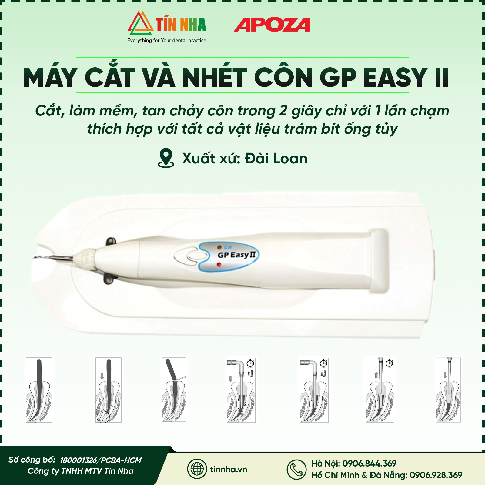 MÁY CẮT NHÉT CONE GP EASY II