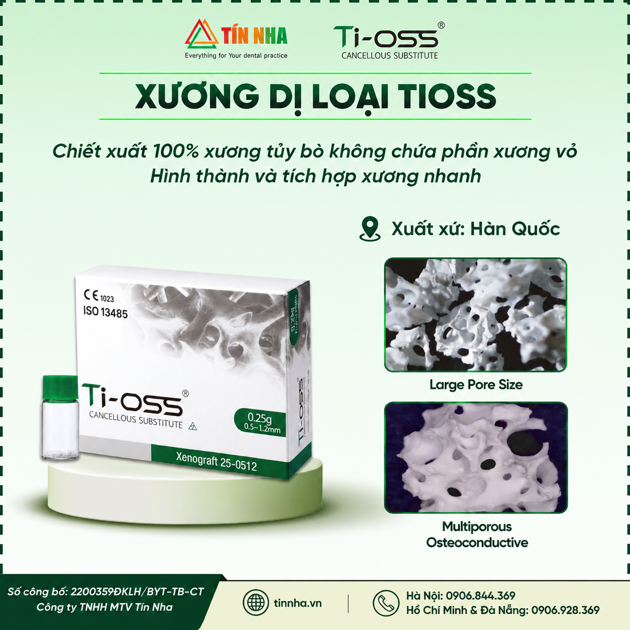 XƯƠNG DỊ LOẠI TIOSS